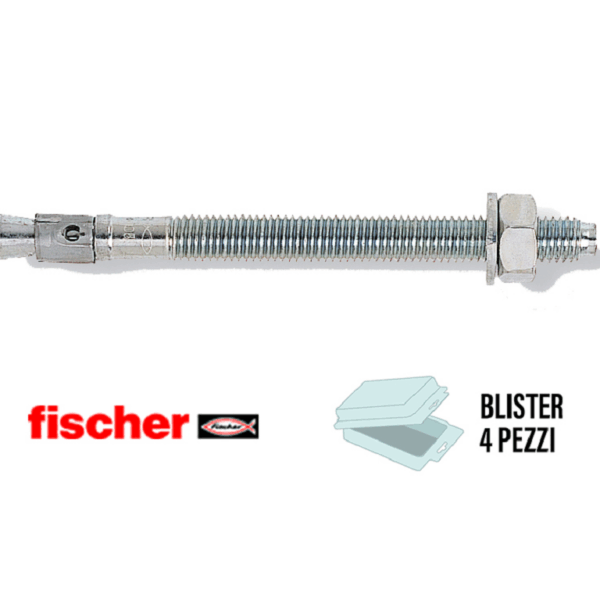 Tassello Meccanico Metallo a Battente FBN II d.8 in Blister da Pezzi 4 varie lunghezze | Fischer